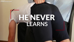 He Never Learns